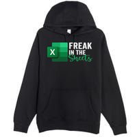 Freak In The Sheets Accountant Funny Spreadsheet Excel Premium Pullover Hoodie
