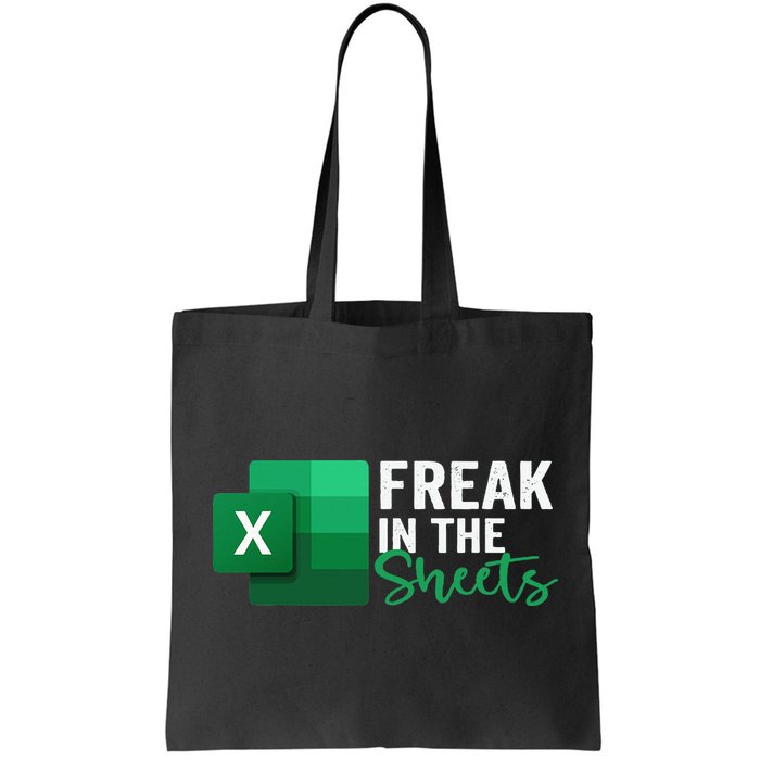 Freak In The Sheets Accountant Funny Spreadsheet Excel Bag