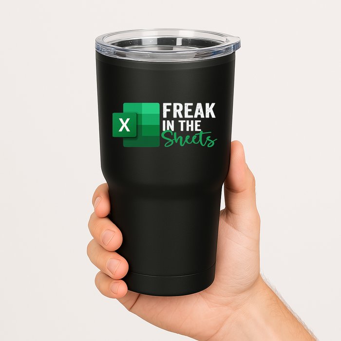 Freak In The Sheets Accountant Funny Spreadsheet Excel Tumbler