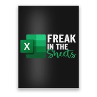 Freak In The Sheets Accountant Funny Spreadsheet Excel Poster