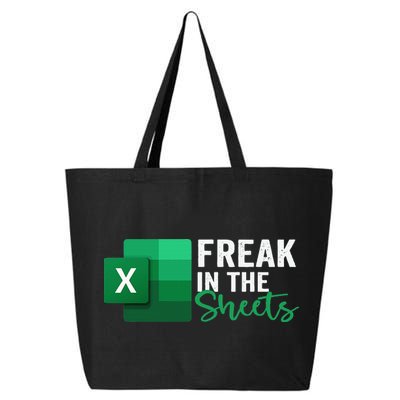 Freak In The Sheets Accountant Funny Spreadsheet Excel 25L Jumbo Tote