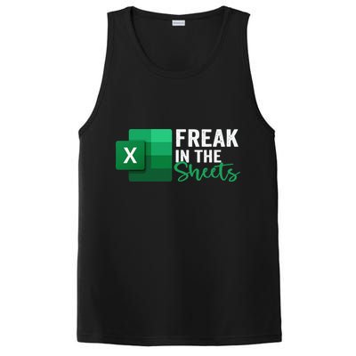 Freak In The Sheets Accountant Funny Spreadsheet Excel PosiCharge Competitor Tank