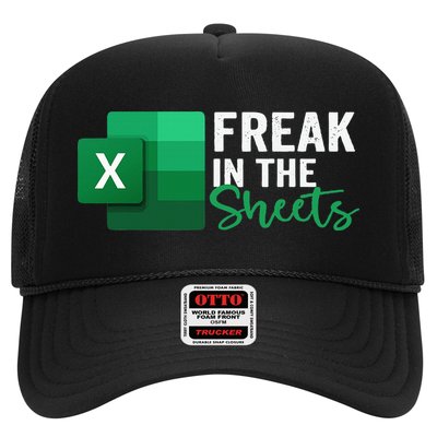 Freak In The Sheets Accountant Funny Spreadsheet Excel Trucker Hat