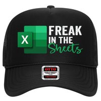 Freak In The Sheets Accountant Funny Spreadsheet Excel Trucker Hat