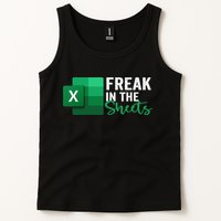 Freak In The Sheets Accountant Funny Spreadsheet Excel Tank Top