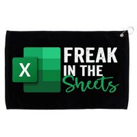Freak In The Sheets Accountant Funny Spreadsheet Excel Grommeted Golf Towel