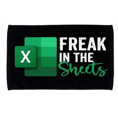 Freak In The Sheets Accountant Funny Spreadsheet Excel Microfiber Hand Towel