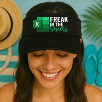 Freak In The Sheets Accountant Funny Spreadsheet Excel Visor