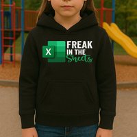 Freak In The Sheets Accountant Funny Spreadsheet Excel Kids Hoodie