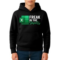 Freak In The Sheets Accountant Funny Spreadsheet Excel Kids Hoodie