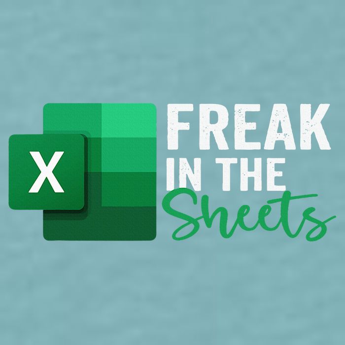 Freak In The Sheets Accountant Funny Spreadsheet Excel Sueded Cloud Jersey T-Shirt