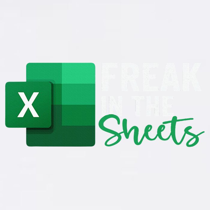 Freak In The Sheets Accountant Funny Spreadsheet Excel Garment-Dyed Sweatshirt