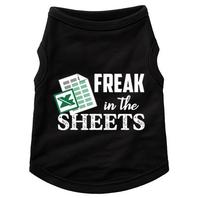 Freak In The Excel Sheets Funny Accountant Spreadsheet Doggie Tank
