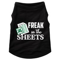 Freak In The Excel Sheets Funny Accountant Spreadsheet Doggie Tank