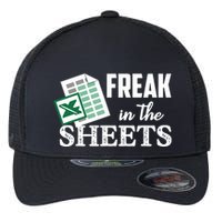 Freak In The Excel Sheets Funny Accountant Spreadsheet Flexfit Unipanel Trucker Cap