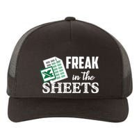 Freak In The Excel Sheets Funny Accountant Spreadsheet Yupoong Adult 5-Panel Trucker Hat