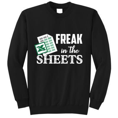 Freak In The Excel Sheets Funny Accountant Spreadsheet Sweatshirt