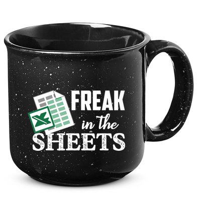 Freak In The Excel Sheets Funny Accountant Spreadsheet 15oz Campfire Ceramic Mug
