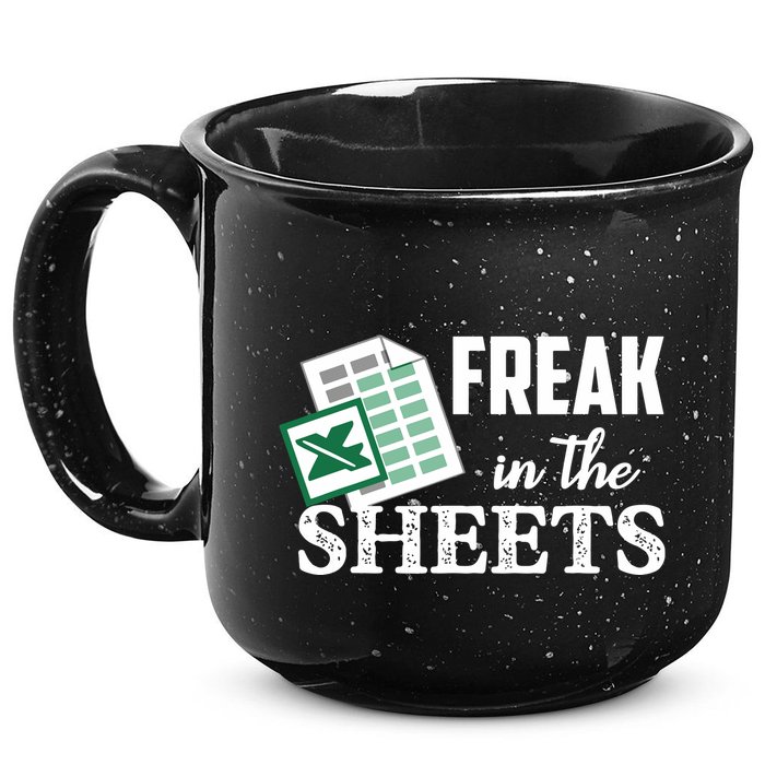 Freak In The Excel Sheets Funny Accountant Spreadsheet 15oz Campfire Ceramic Mug