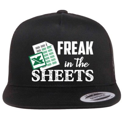 Freak In The Excel Sheets Funny Accountant Spreadsheet Flatbill Hat