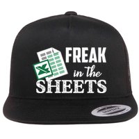 Freak In The Excel Sheets Funny Accountant Spreadsheet Flatbill Hat