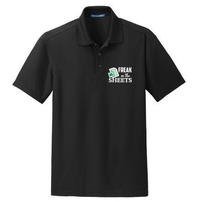 Freak In The Excel Sheets Funny Accountant Spreadsheet Dry Zone Grid Polo