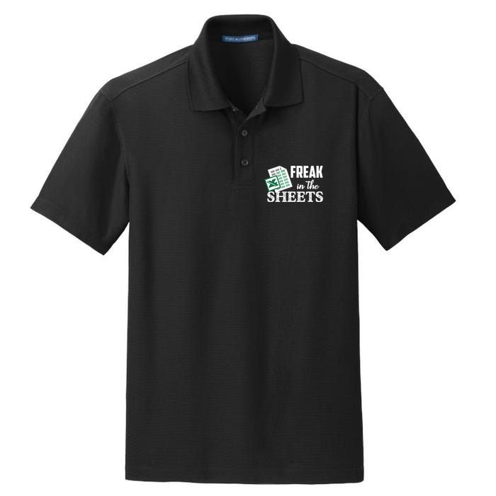 Freak In The Excel Sheets Funny Accountant Spreadsheet Dry Zone Grid Polo