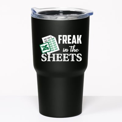 Freak In The Excel Sheets Funny Accountant Spreadsheet Tumbler