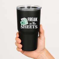 Freak In The Excel Sheets Funny Accountant Spreadsheet Tumbler