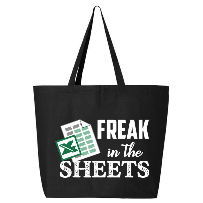 Freak In The Excel Sheets Funny Accountant Spreadsheet 25L Jumbo Tote