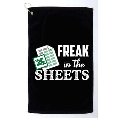 Freak In The Excel Sheets Funny Accountant Spreadsheet Golf Towel