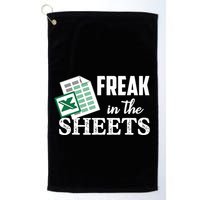 Freak In The Excel Sheets Funny Accountant Spreadsheet Golf Towel