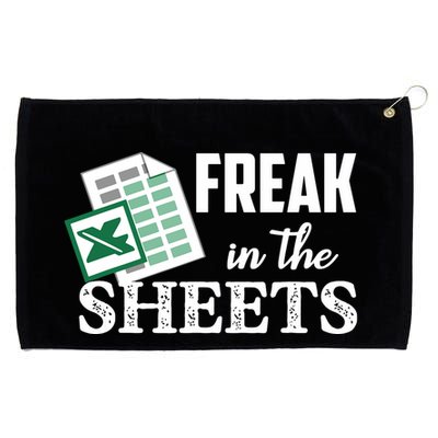 Freak In The Excel Sheets Funny Accountant Spreadsheet Grommeted Golf Towel