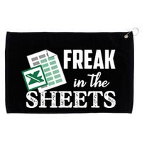 Freak In The Excel Sheets Funny Accountant Spreadsheet Grommeted Golf Towel