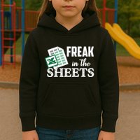 Freak In The Excel Sheets Funny Accountant Spreadsheet Kids Hoodie