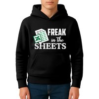 Freak In The Excel Sheets Funny Accountant Spreadsheet Kids Hoodie