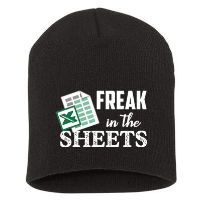 Freak In The Excel Sheets Funny Accountant Spreadsheet Short Acrylic Beanie