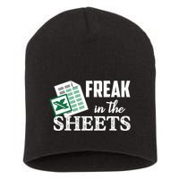 Freak In The Excel Sheets Funny Accountant Spreadsheet Short Acrylic Beanie
