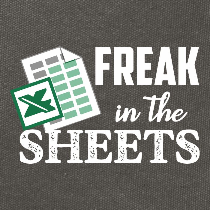 Freak In The Excel Sheets Funny Accountant Spreadsheet Cotton Canvas Backpack