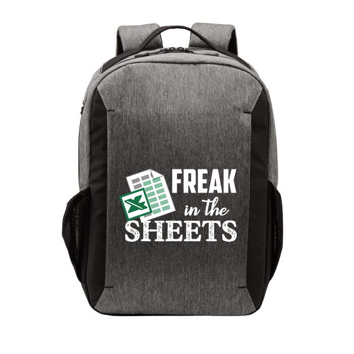 Freak In The Excel Sheets Funny Accountant Spreadsheet Vector Backpack