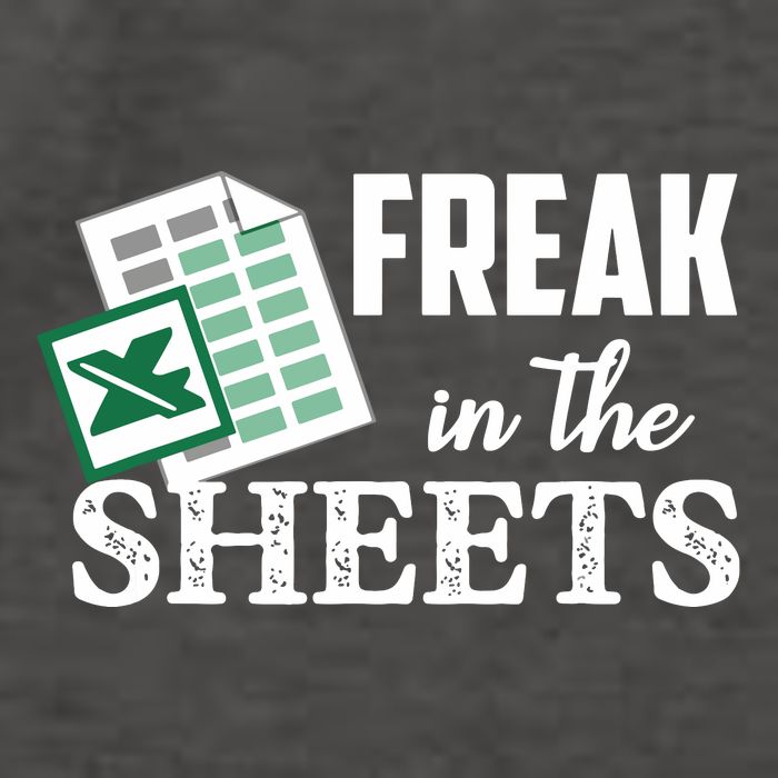 Freak In The Excel Sheets Funny Accountant Spreadsheet Vector Backpack
