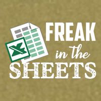 Freak In The Excel Sheets Funny Accountant Spreadsheet Garment-Dyed Women's Muscle Tee