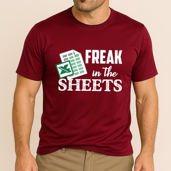 Freak In The Excel Sheets Funny Accountant Spreadsheet Performance Shirt
