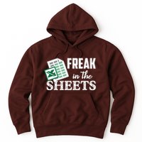 Freak In The Excel Sheets Funny Accountant Spreadsheet Hoodie