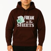 Freak In The Excel Sheets Funny Accountant Spreadsheet Hoodie