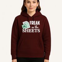 Freak In The Excel Sheets Funny Accountant Spreadsheet Hoodie