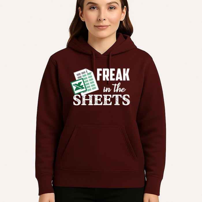 Freak In The Excel Sheets Funny Accountant Spreadsheet Hoodie