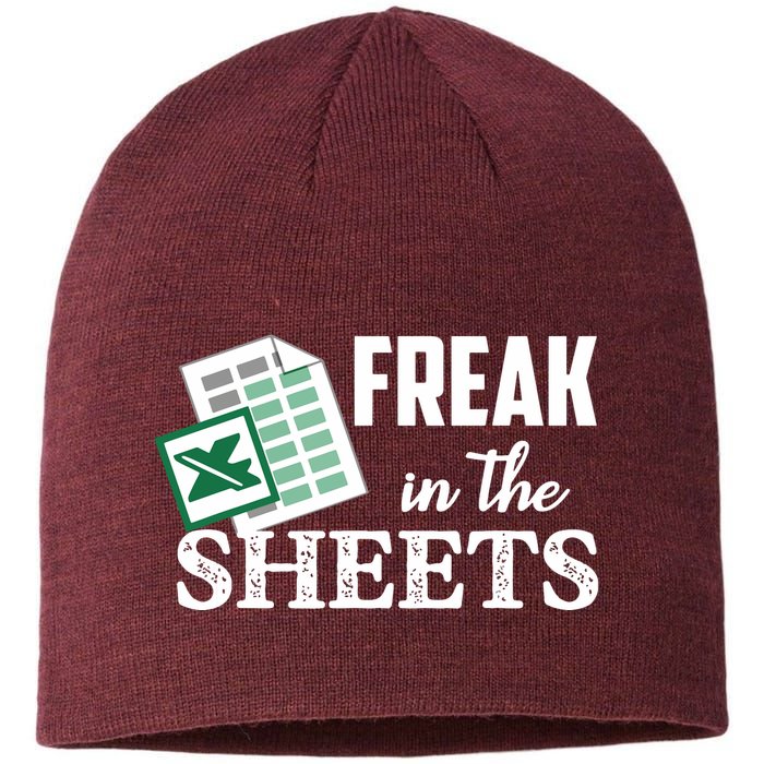Freak In The Excel Sheets Funny Accountant Spreadsheet Sustainable Beanie