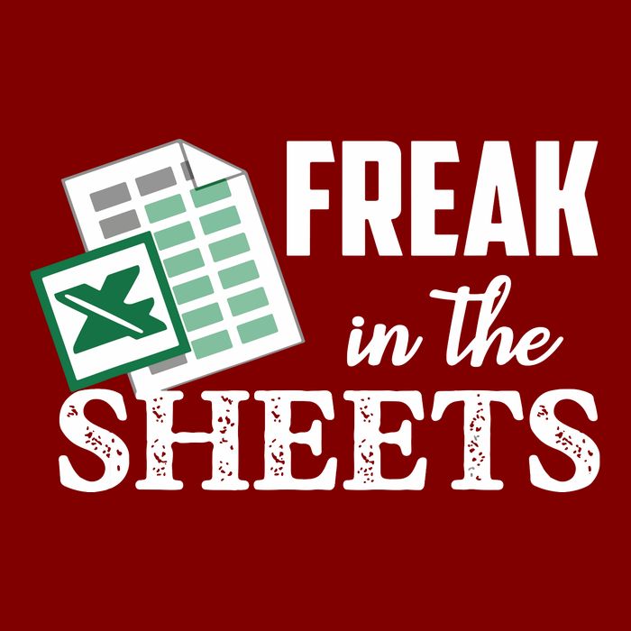 Freak In The Excel Sheets Funny Accountant Spreadsheet Cooling Performance Long Sleeve Crew
