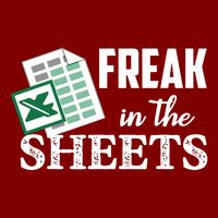 Freak In The Excel Sheets Funny Accountant Spreadsheet Youth Performance Sprint T-Shirt